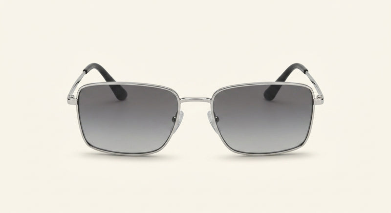 Prada A51S square-frame metal sunglasses, imported from the UK