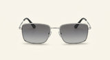 Prada A51S square-frame metal sunglasses, imported from the UK