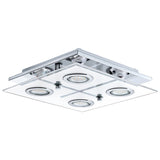 Eglo Cabo small 4-light ceiling light chrome, UK version