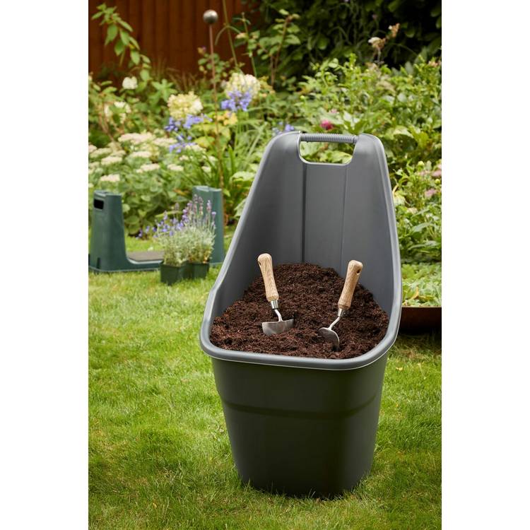 Ward Plastic Wheelbarrow Grey/Green 55L (British brand)
