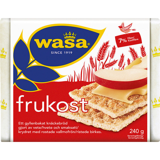 Wasa Frukost Wheat Crispbread with Poppy Seed   240g