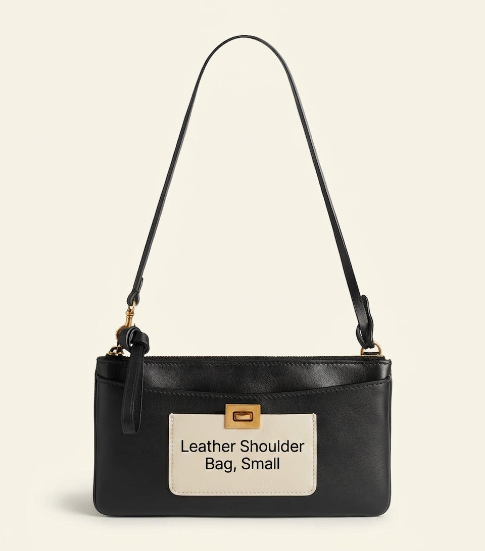 Balenciaga calfskin Rodeo pouch with turn-lock closure (British brand)