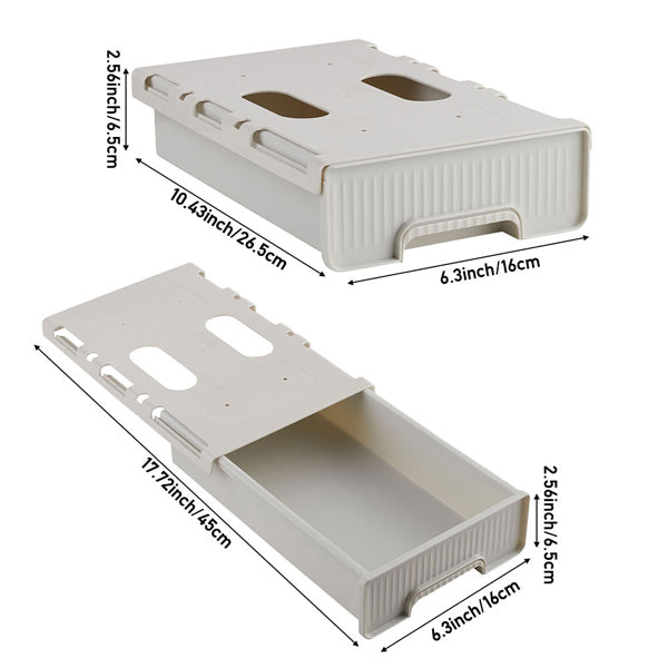 Livingandhome under desk drawer organiser, UK version