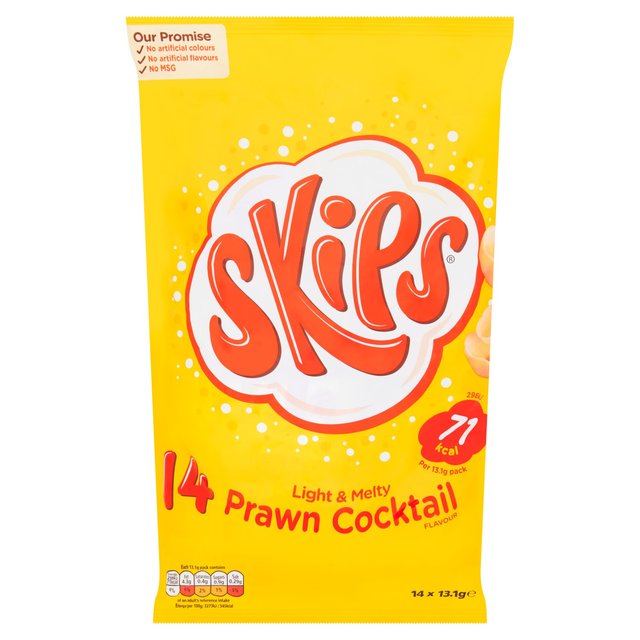 Skips Prawn Cocktail Multipack Crisps   14 per pack GOODS M&S   