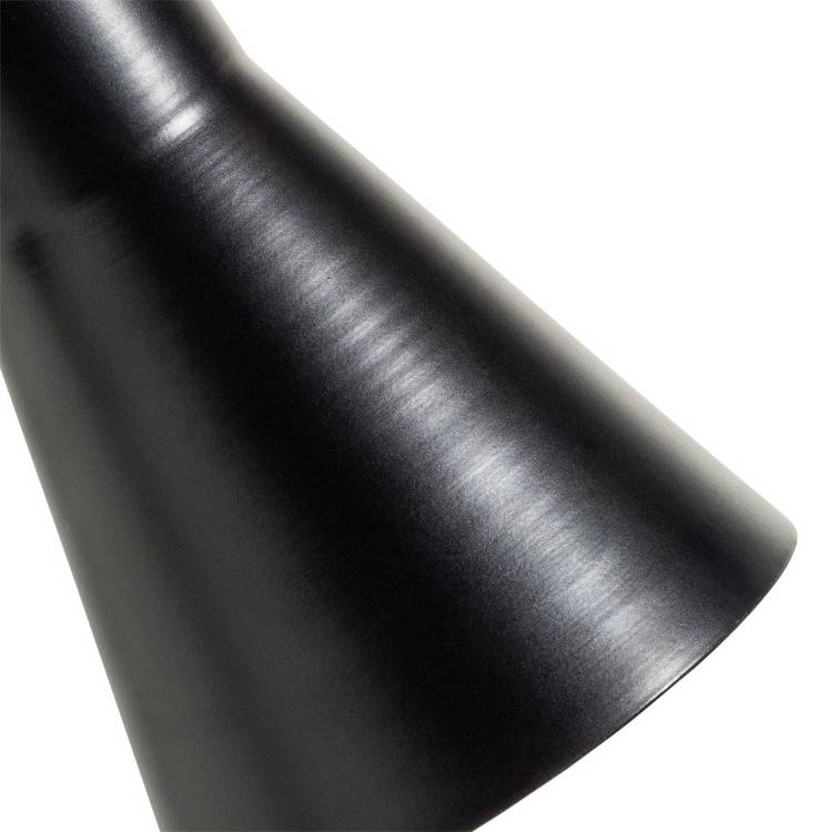 Habitat swing arm floor lamp in matt black (British brand)