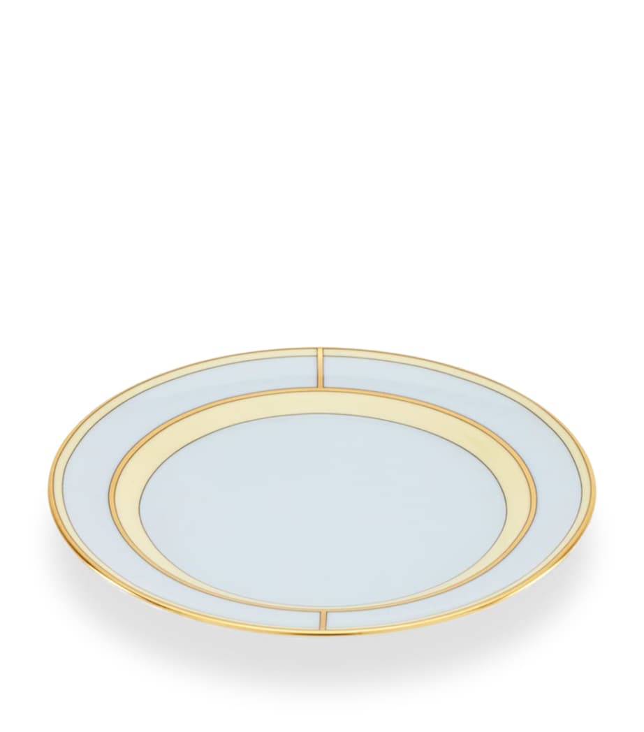 GINORI 1735 porcelain bread plate Celeste 17cm, UK version