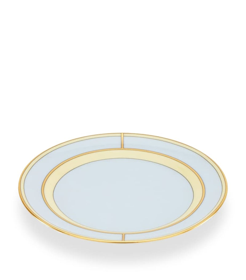 GINORI 1735 porcelain bread plate Celeste 17cm, UK version