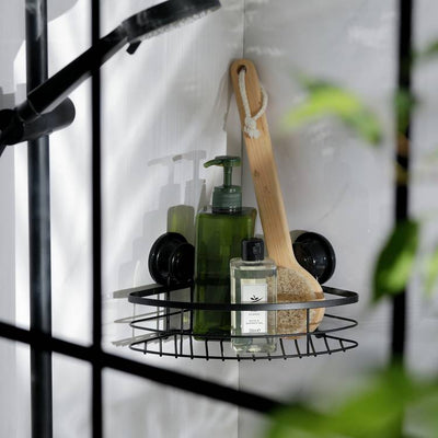 Argos Argos Home Suction Cup Wire Corner Shower Basket - Black- Buy online at McGrocer