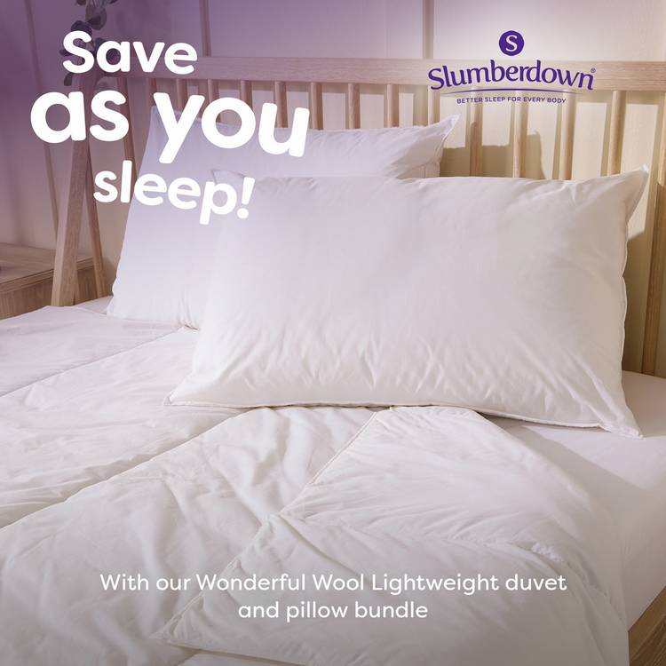 Slumberdown Wonderful Wool duvet single - British product