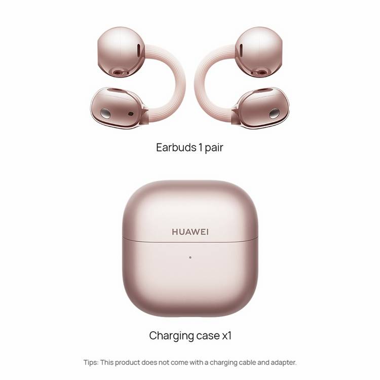 Huawei FreeClip 2 open-ear wireless earbuds rose gold, UK version