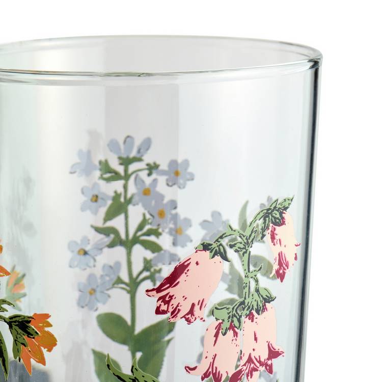 Argos Home floral hi ball glasses 490ml, set of 6 (British brand)