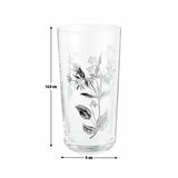 Argos Home floral hi ball glasses 490ml, set of 6 (British brand)