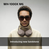 Sony WH-1000XM6 noise-cancelling headphones sand pink, UK version