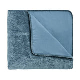 Habitat chenille bedspread storm blue 200x220cm (British brand)