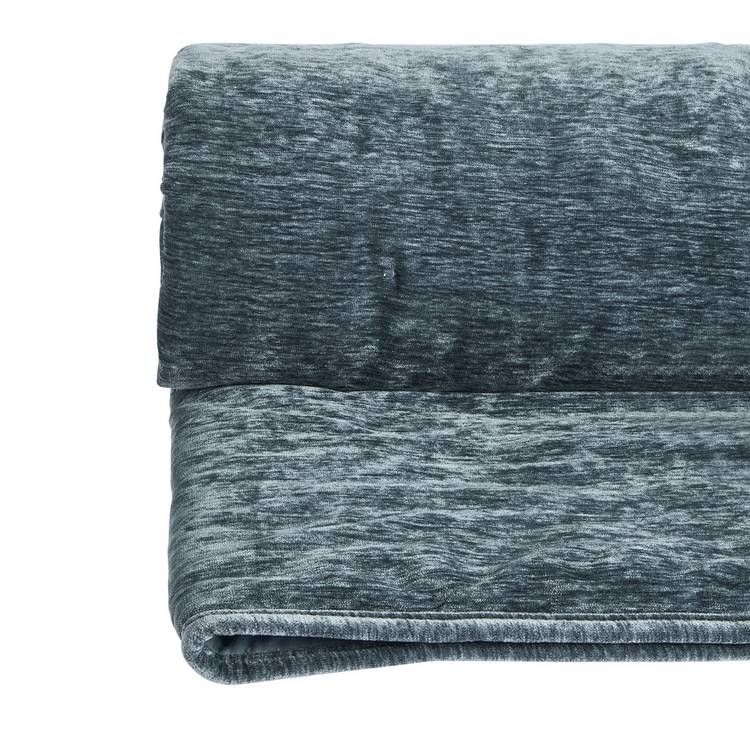 Habitat chenille bedspread storm blue 200x220cm (British brand)