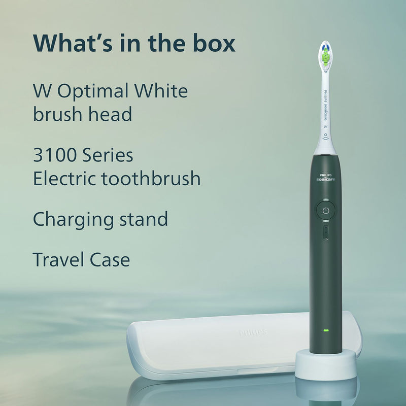 Philips Sonicare 3000 electric toothbrush green, imported from the UK