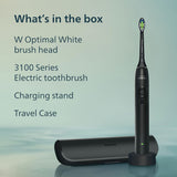 Philips Sonicare 3000 electric toothbrush in black (British brand)