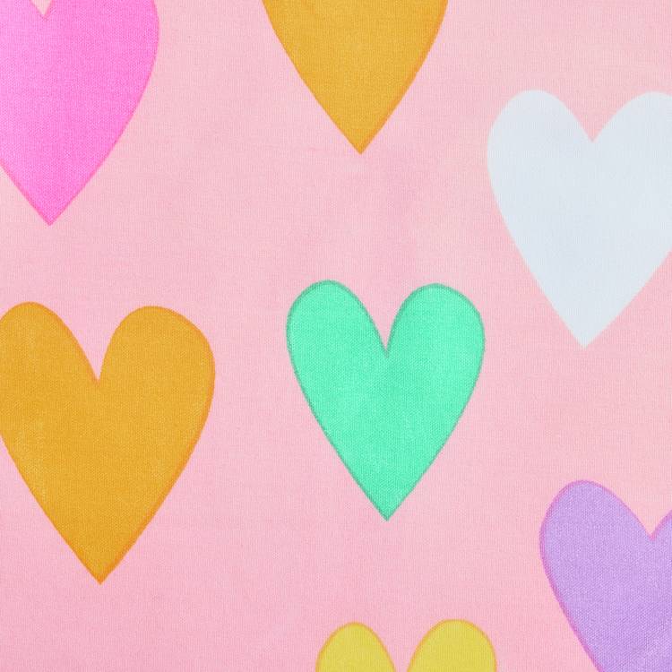 Argos Home kids hearts pink bedding set single - British product