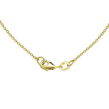 Revere 18ct gold plated bar pendant 43cm chain (British brand)