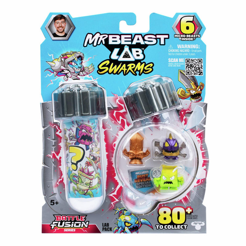MrBeast Lab Swarms collectible toy pack of 6 - British product