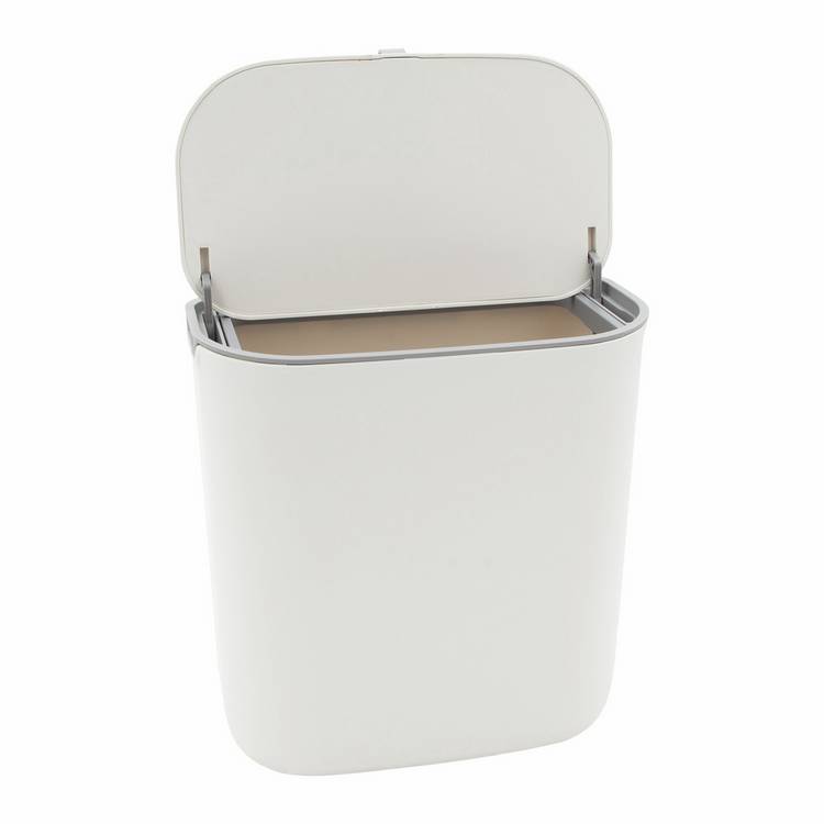 Black+Decker 7.6L white cupboard bin - British product