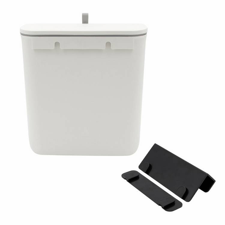 Black+Decker 7.6L white cupboard bin - British product
