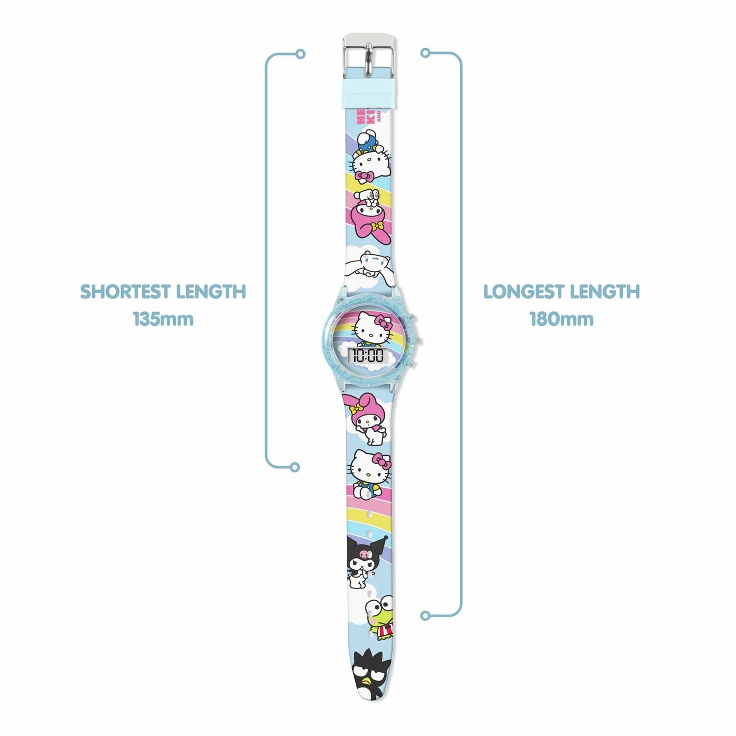 Hello Kitty kids digital watch and bracelet set, imported from the UK