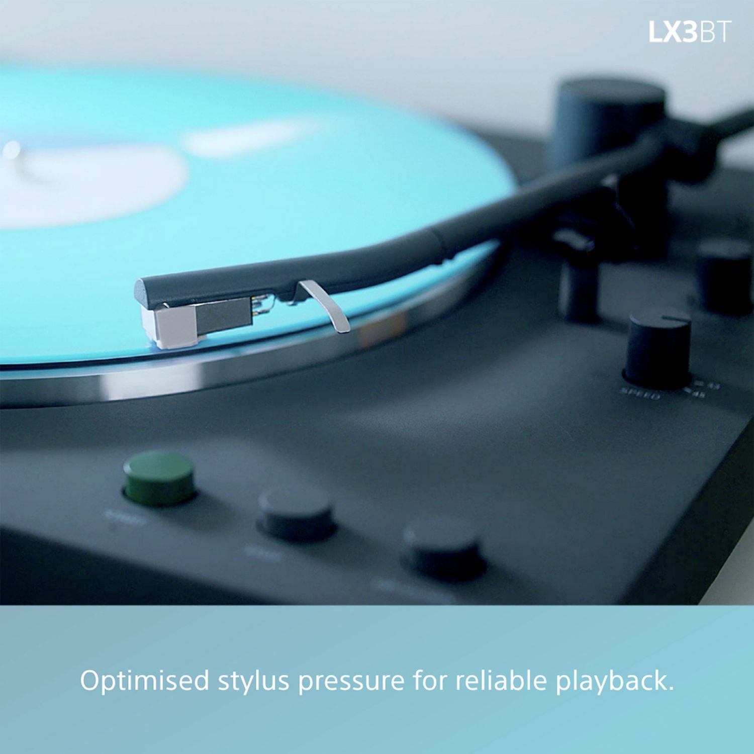 Sony PS-LX3BT automatic Bluetooth turntable black - British product