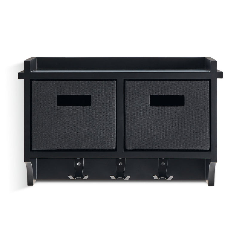 Argos Home coat rack with 2 fabric storage boxes 50cm wide, imported from the UK