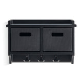 Argos Home coat rack with 2 fabric storage boxes 50cm wide, imported from the UK