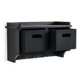 Argos Home coat rack with 2 fabric storage boxes 50cm wide, imported from the UK