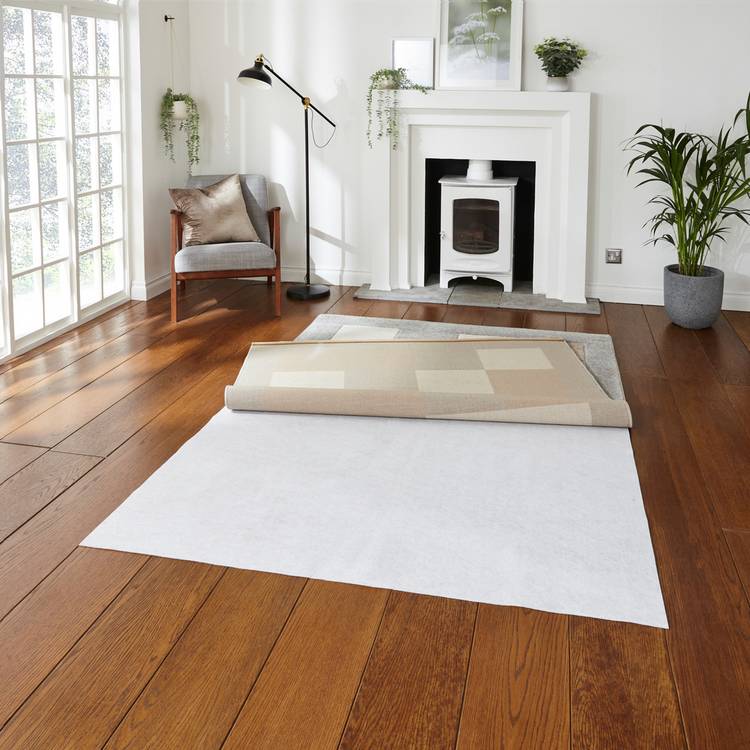 Think Rugs fleece anti-slip rug underlay 60x120cm (British brand)