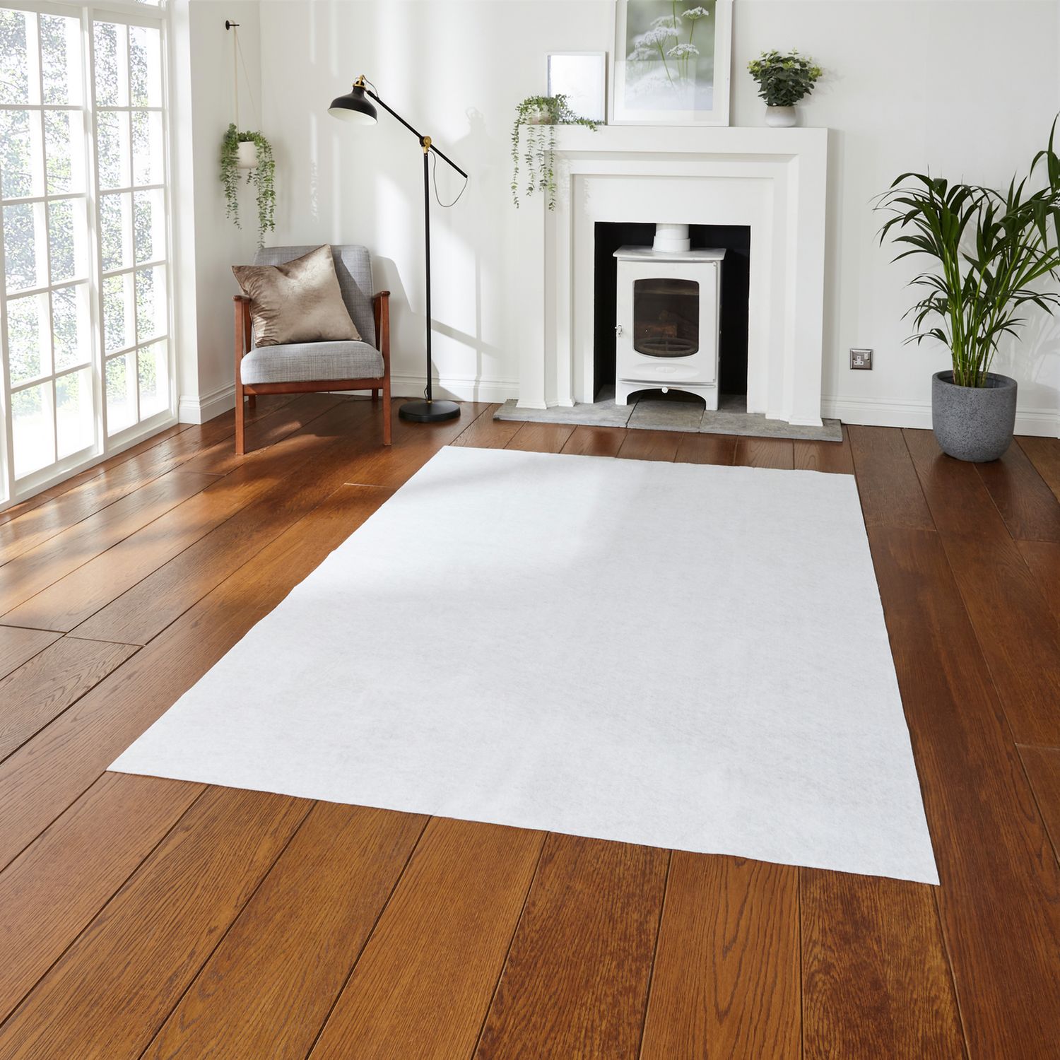 Think Rugs fleece anti-slip rug underlay 60x120cm (British brand)