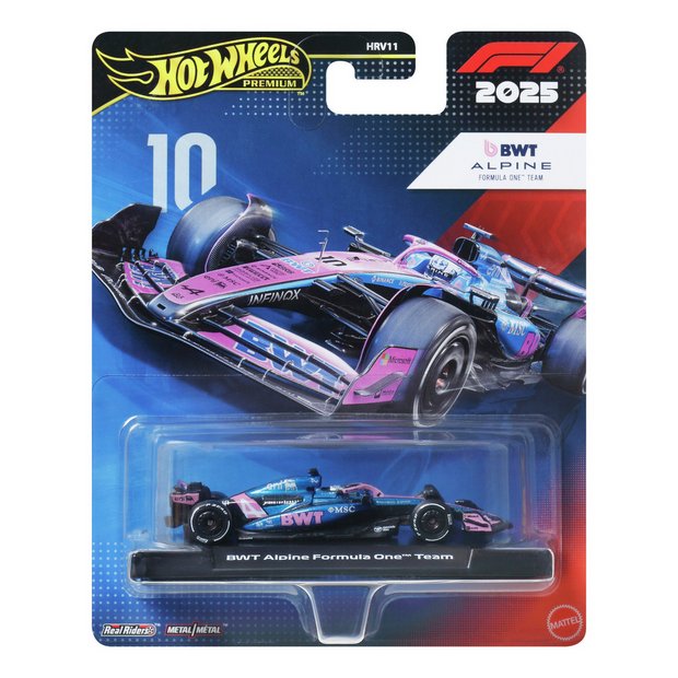 Hot Wheels Premium F1 Pierre Gasly collectable car, UK version