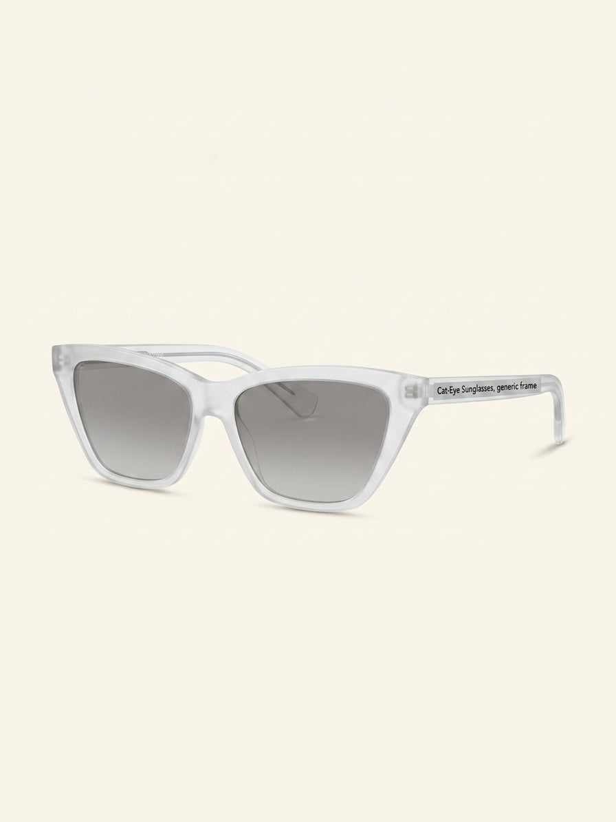 Burberry cat eye polarised sunglasses with gradient lenses, UK version