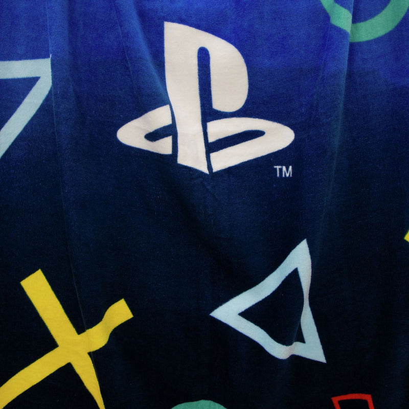 PlayStation blue beach towel 75x150 cm - British product