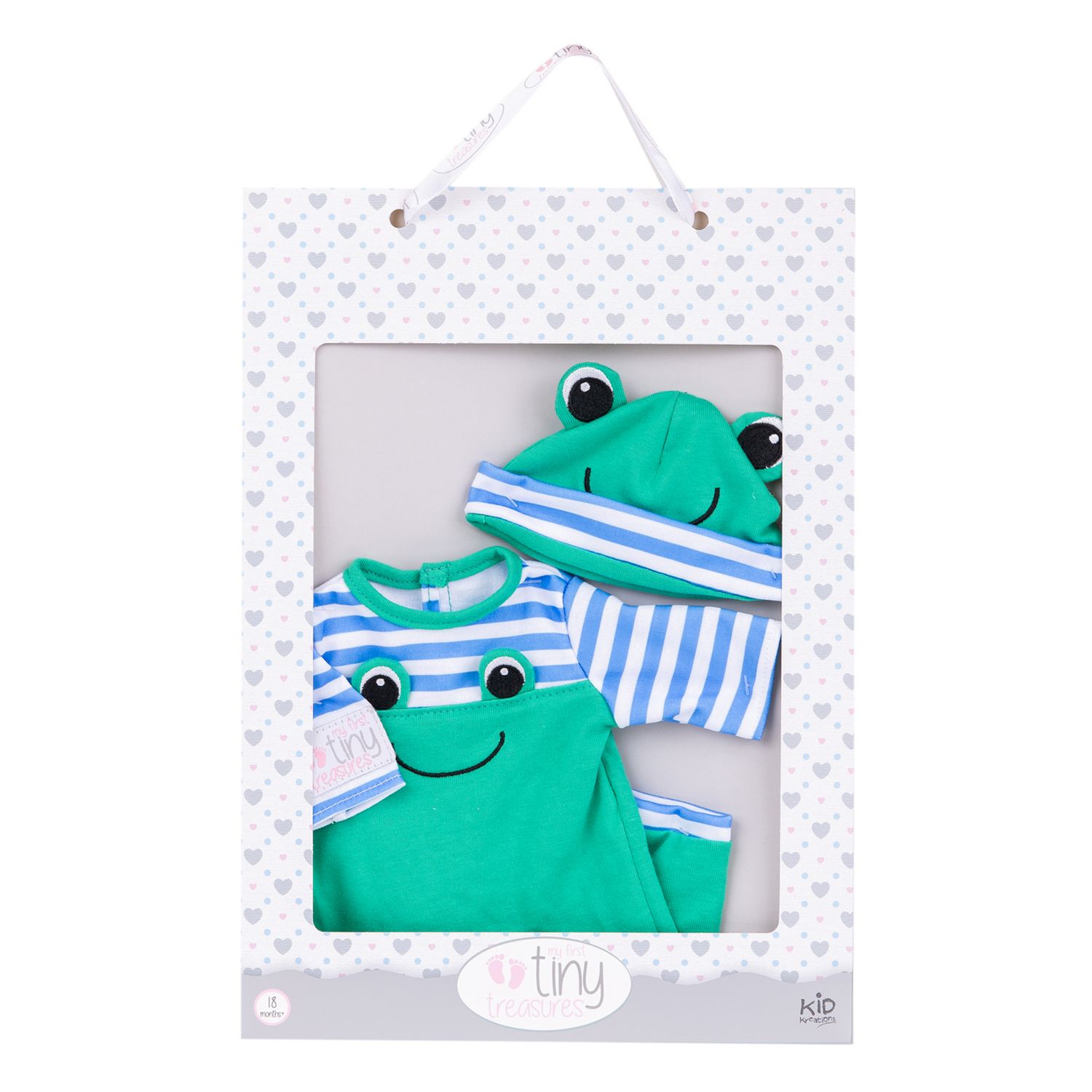 My First Tiny Treasures Hoppy Days doll outfit for 36cm doll, UK version