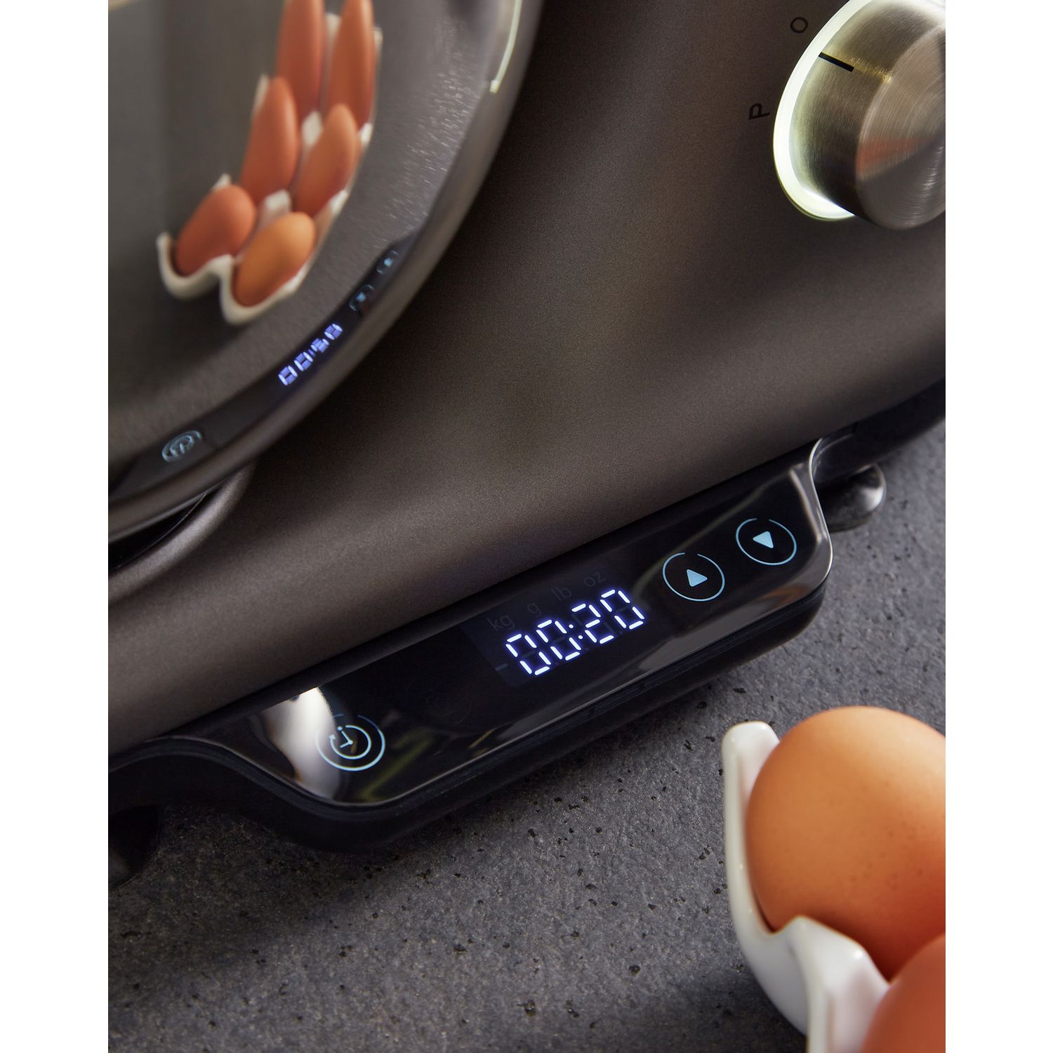 Morphy Richards die-cast mixer 5.5L grey, imported from the UK