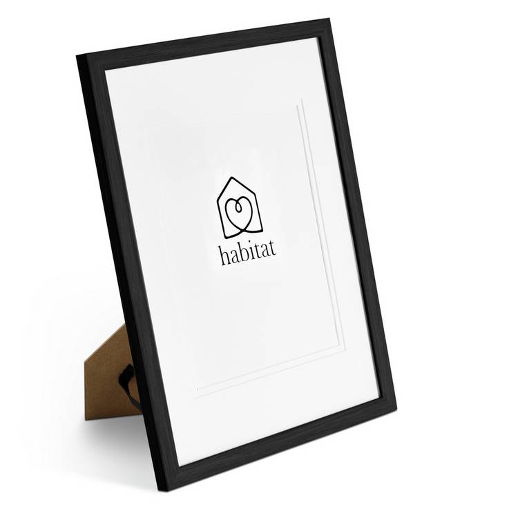 Habitat black picture frame A4 8x12, imported from the UK