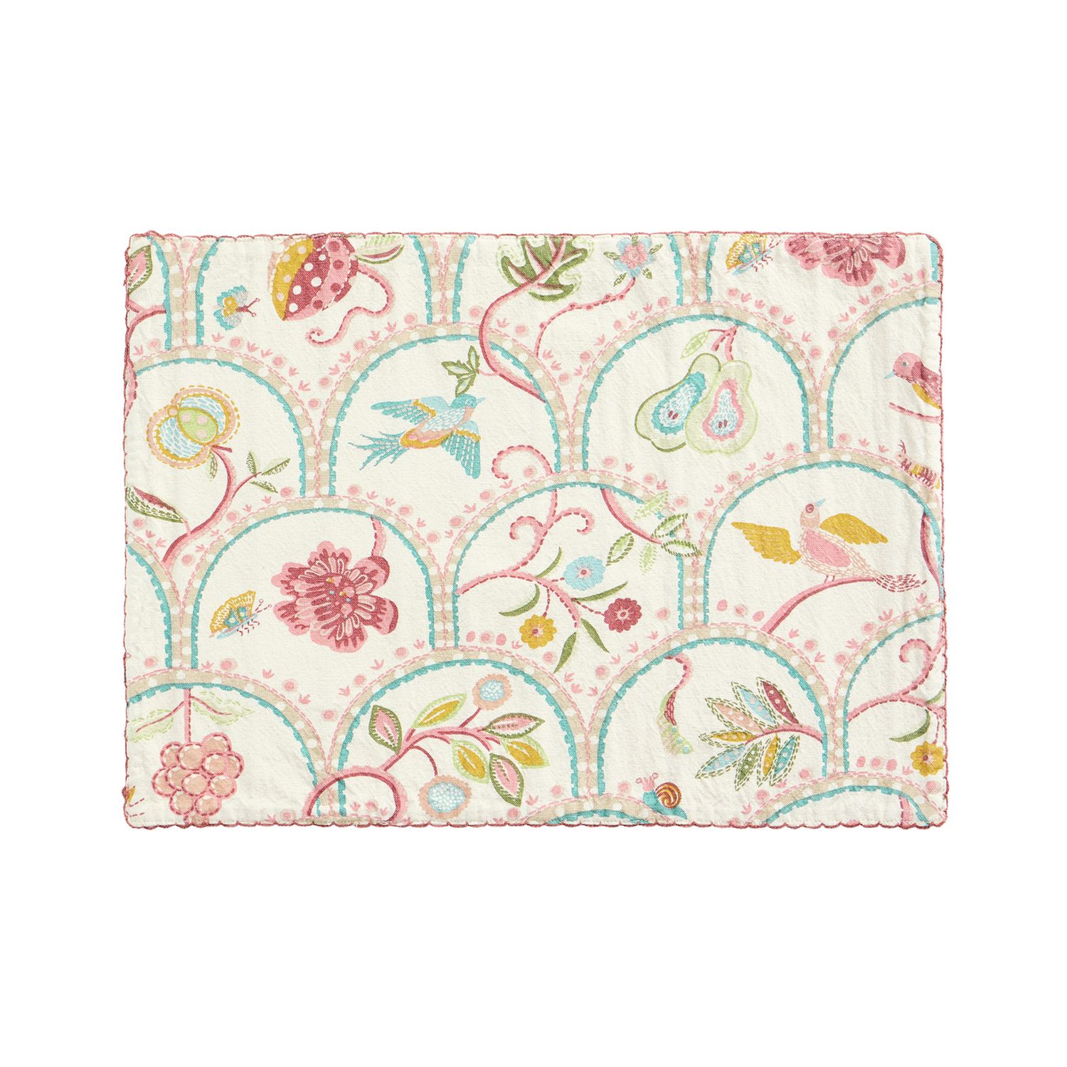 Sanderson National Trust placemats Harvest Fruits cotton (British brand)