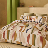 Habitat Geo Off White bedding set single (British brand)