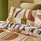 Habitat Geo Off White bedding set single (British brand)