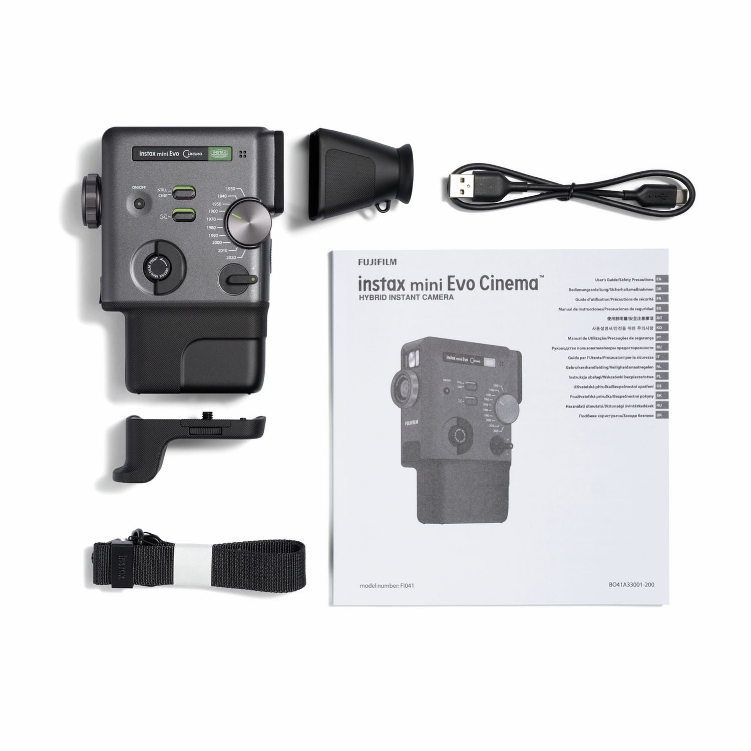 instax mini Evo Cinema instant camera Black (British brand)