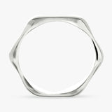 Revere sterling silver bamboo ring small, imported from the UK