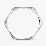 Revere sterling silver bamboo ring small, imported from the UK