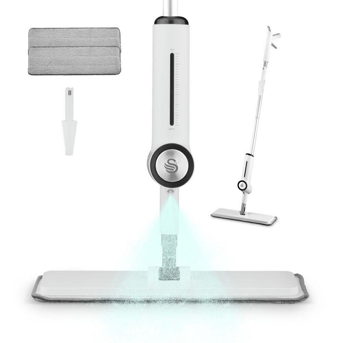 Swan 2-in-1 spray mop for hard floors, imported from the UK