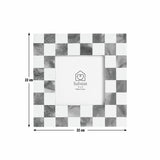 Habitat checkered resin picture frame 5x5 inches, imported from the UK