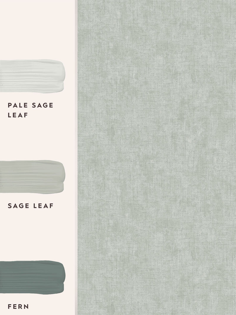 Laura Ashley sage green plain textured wallpaper 10m roll, imported from the UK