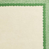 Habitat Bobbin Border cream wool cut pile rug 120x170cm, imported from the UK