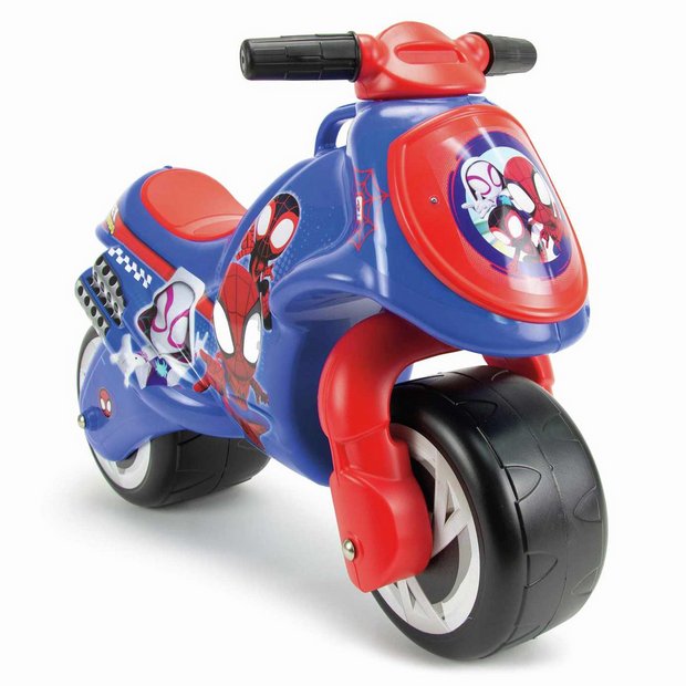 Injusa Spiderman ride on learning bike - British product